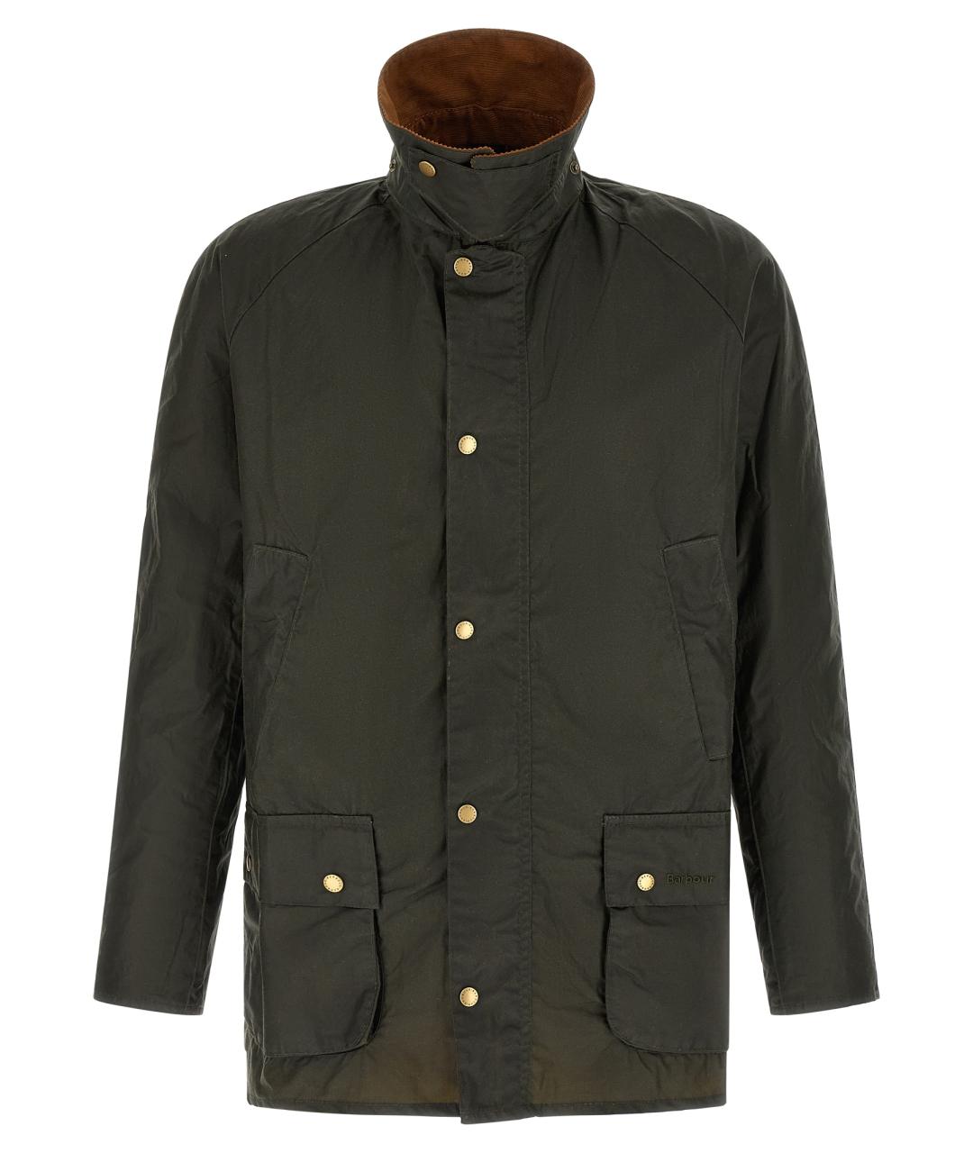 BARBOUR Зеленая хлопковая куртка, фото 2