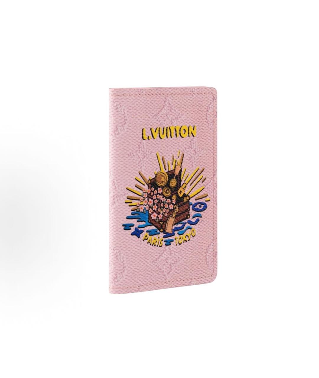LOUIS VUITTON Розовый кардхолдер, фото 2