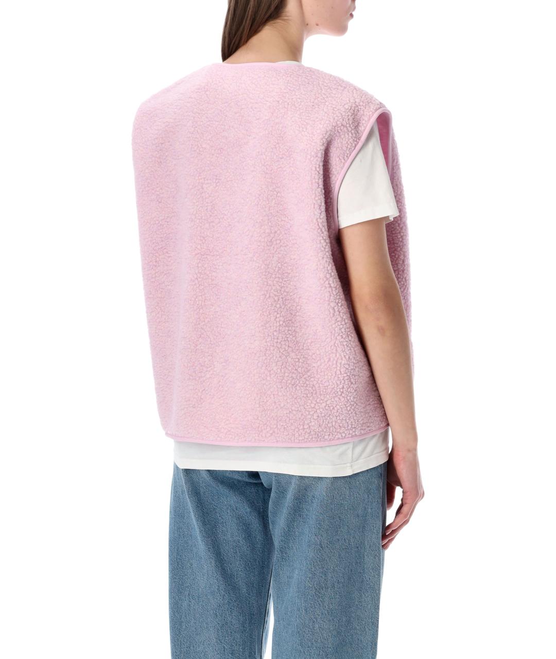 American vintage Розовый полиэстеровый жилет, фото 2