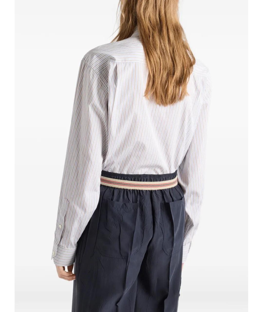 PRADA Серая хлопковая рубашка, фото 3