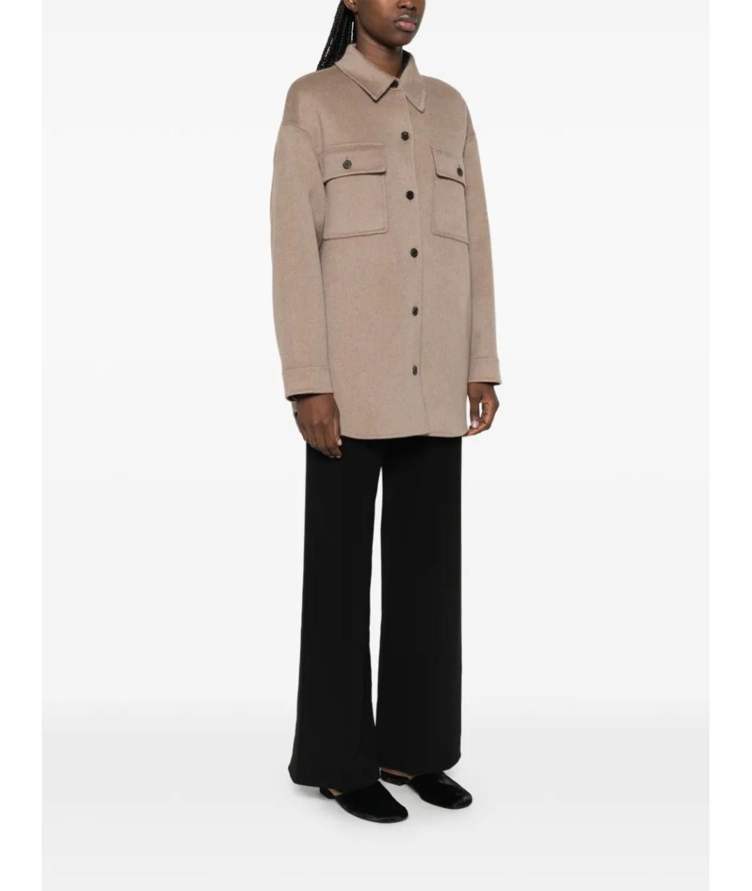 THE ROW Бежевая кашемировая куртка, фото 3