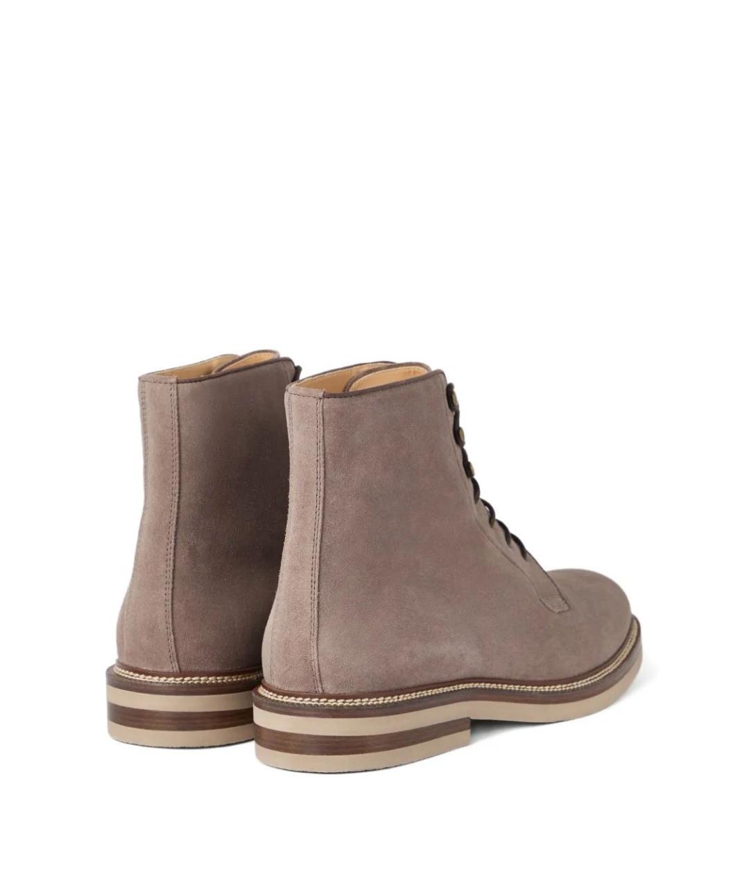 BRUNELLO CUCINELLI Замшевые низкие ботинки, фото 3