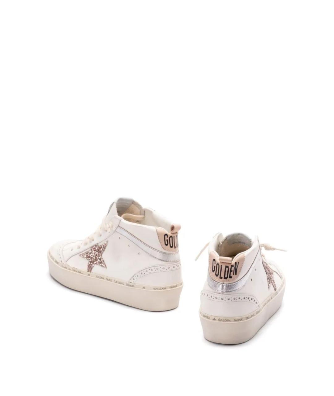 GOLDEN GOOSE DELUXE BRAND Белые кожаные кеды, фото 3
