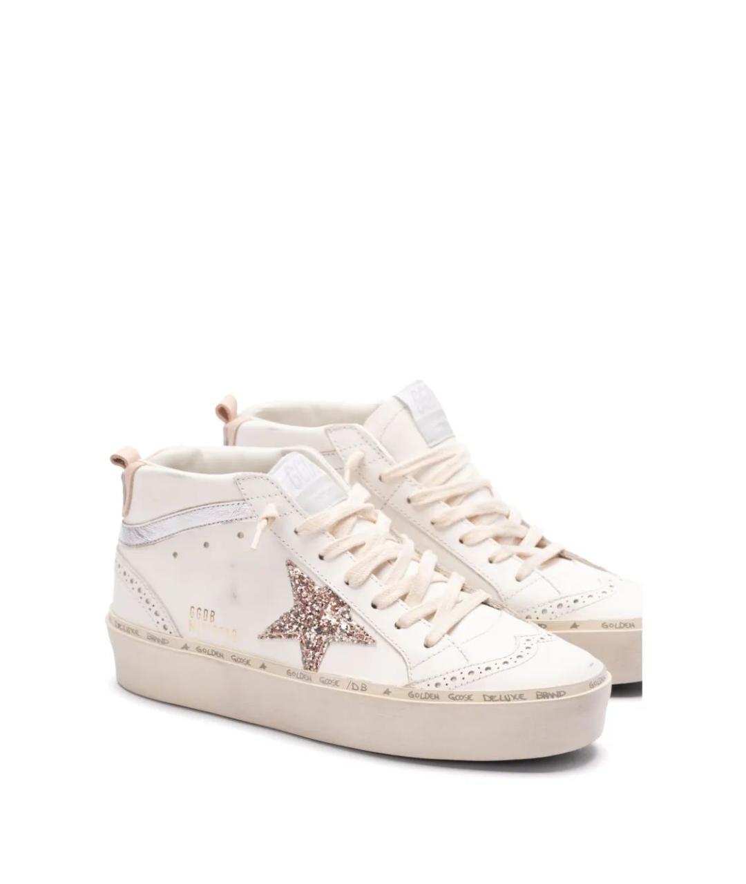 GOLDEN GOOSE DELUXE BRAND Белые кожаные кеды, фото 2