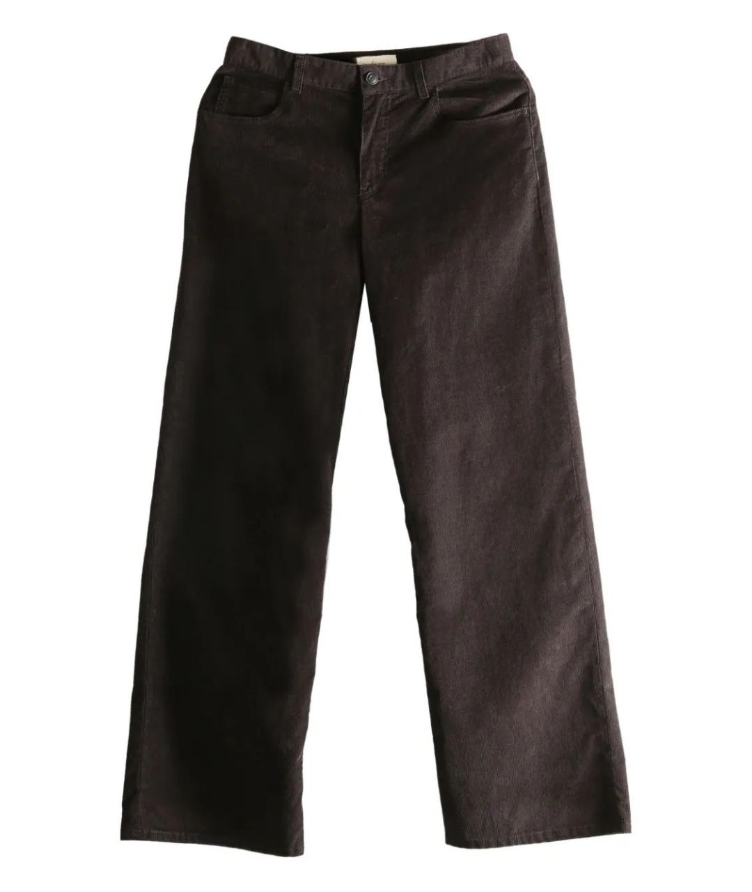 THE ROW Коричневые хлопковые прямые джинсы, фото 1