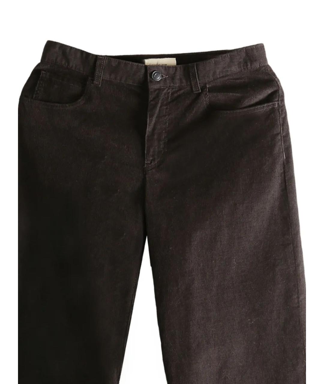 THE ROW Коричневые хлопковые прямые джинсы, фото 2