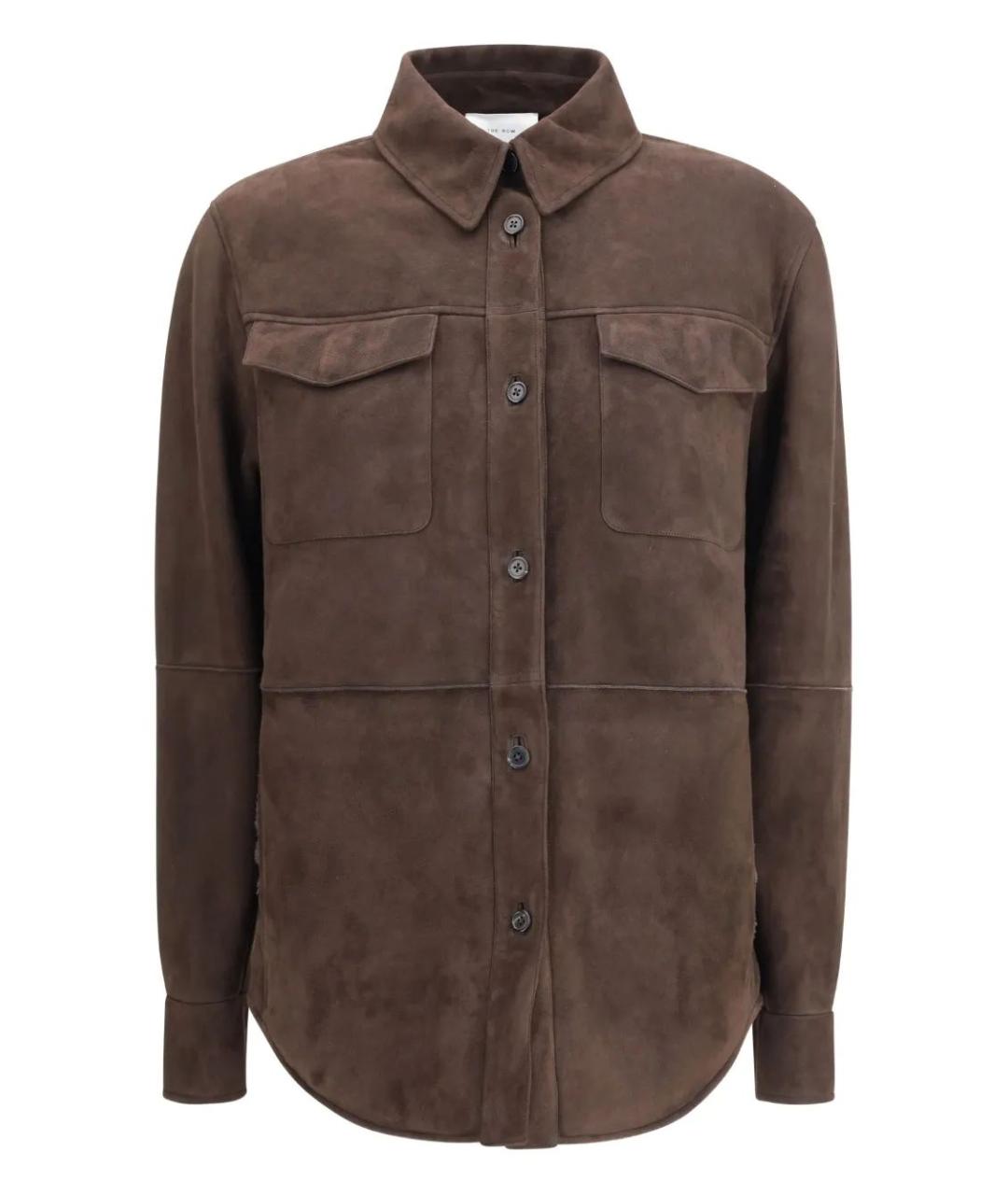 THE ROW Коричневая хлопковая куртка, фото 1