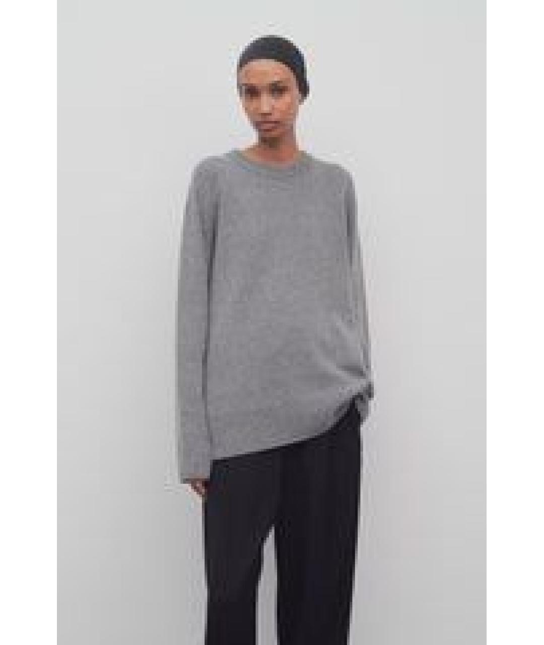THE ROW Серый шерстяной джемпер / свитер, фото 4
