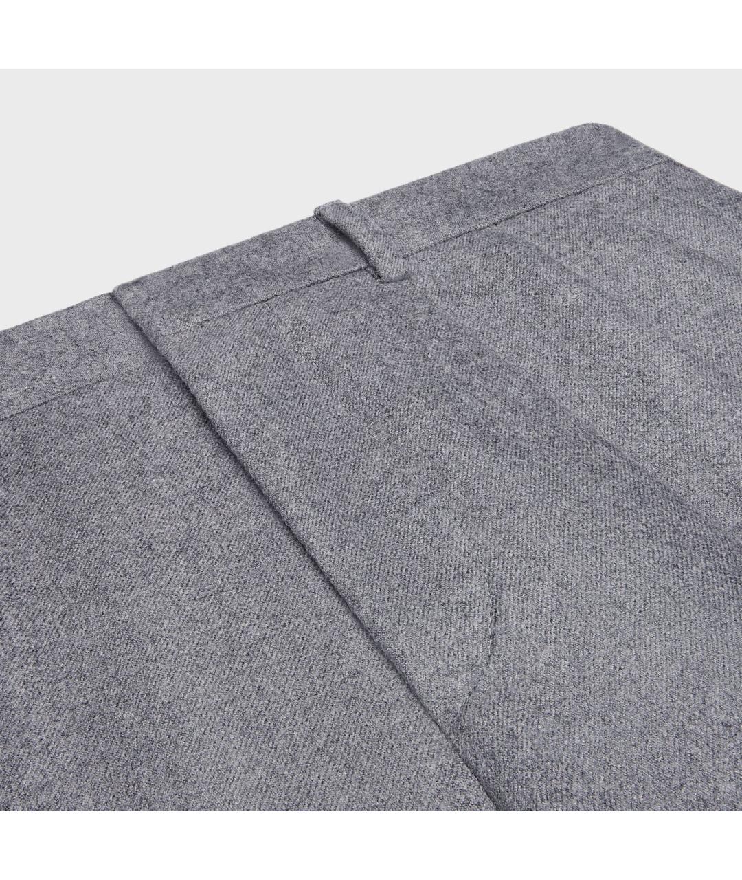 CELINE Хлопковые прямые брюки, фото 3