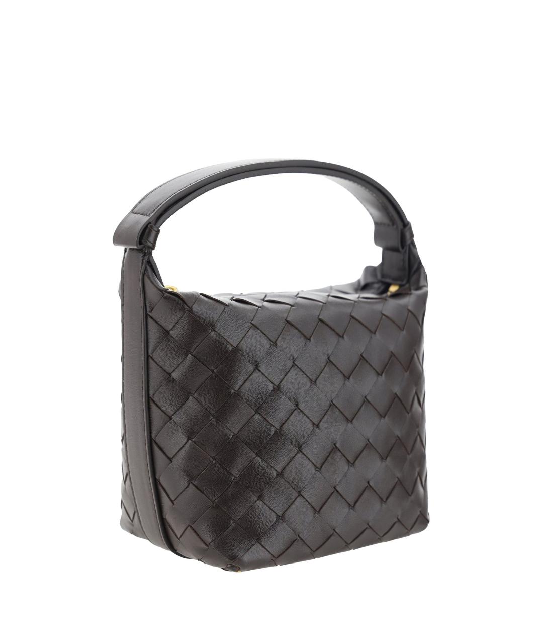 BOTTEGA VENETA Коричневая кожаная сумка через плечо, фото 2