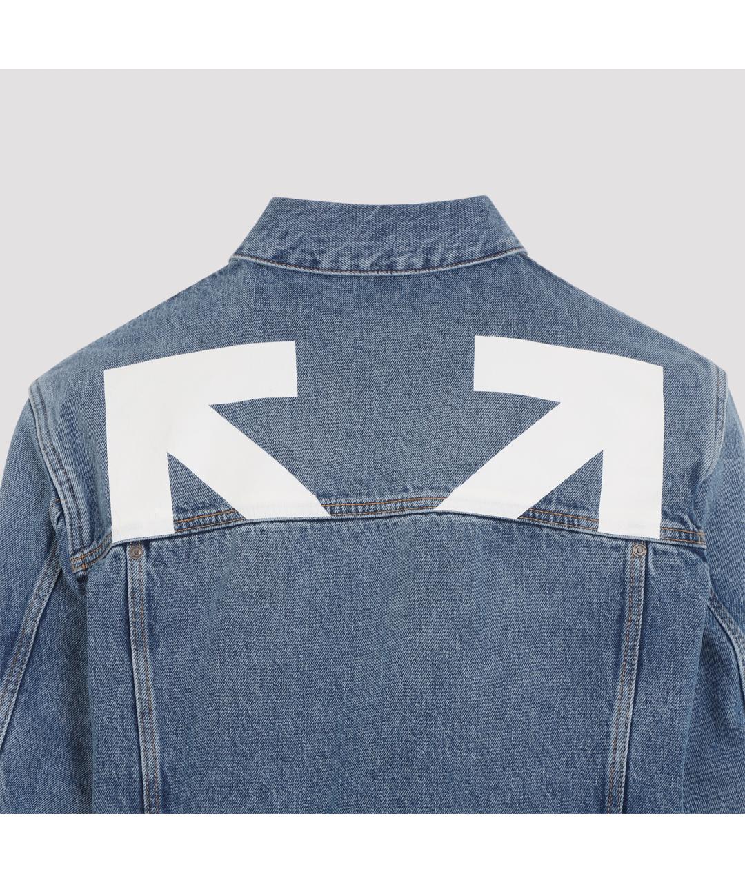 OFF-WHITE Синяя деним куртка, фото 5