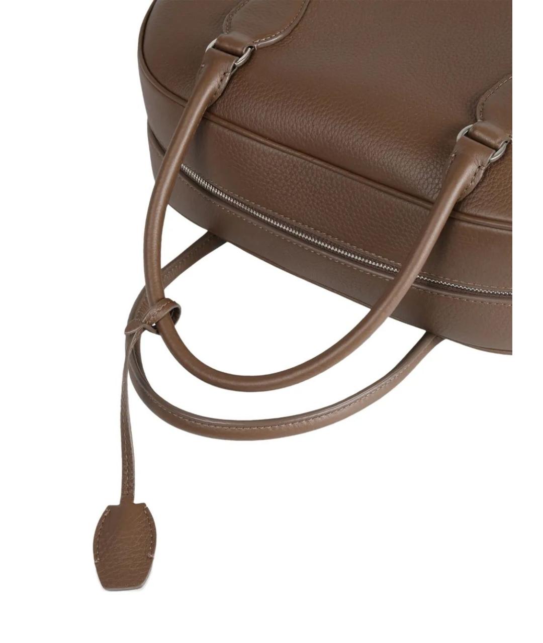 THE ROW Зеленая кожаная сумка тоут, фото 3