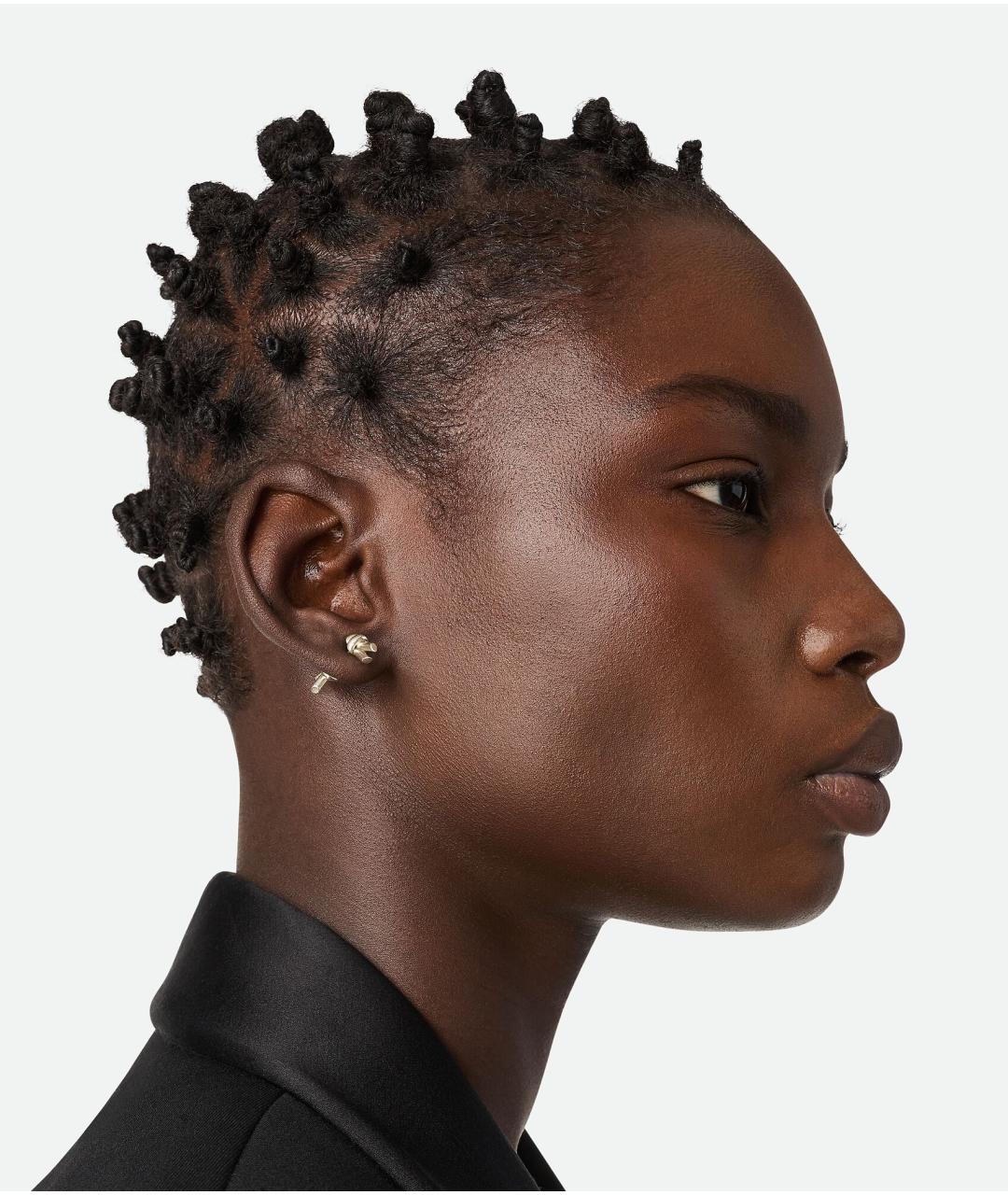 BOTTEGA VENETA Серебряные серьги, фото 2