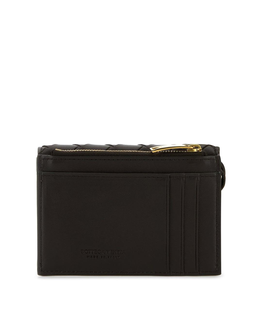 BOTTEGA VENETA Коричневый кожаный кошелек, фото 3