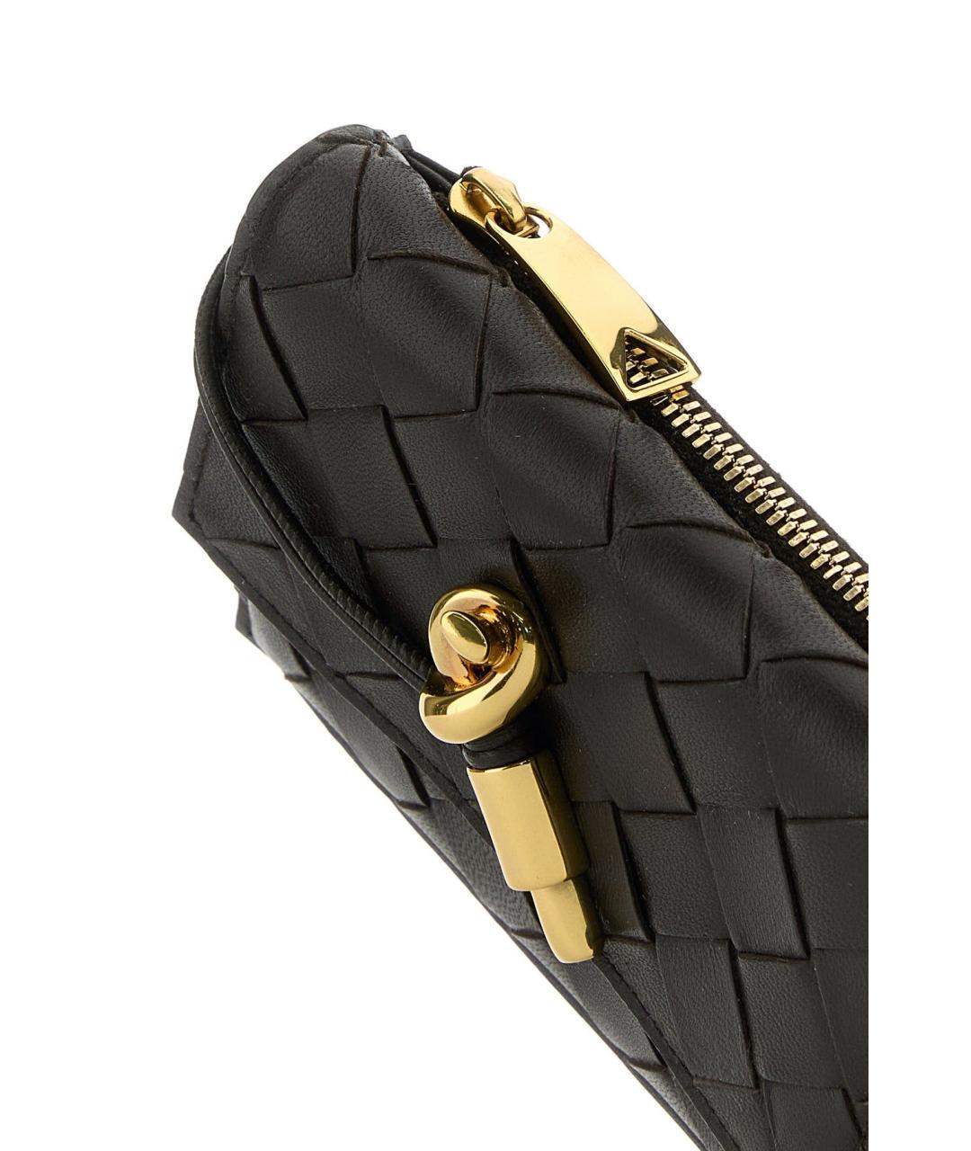 BOTTEGA VENETA Коричневый кожаный кошелек, фото 4