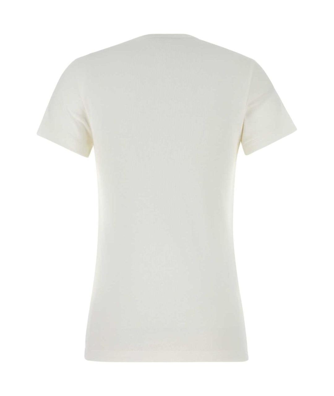 PRADA Белая хлопковая футболка, фото 2
