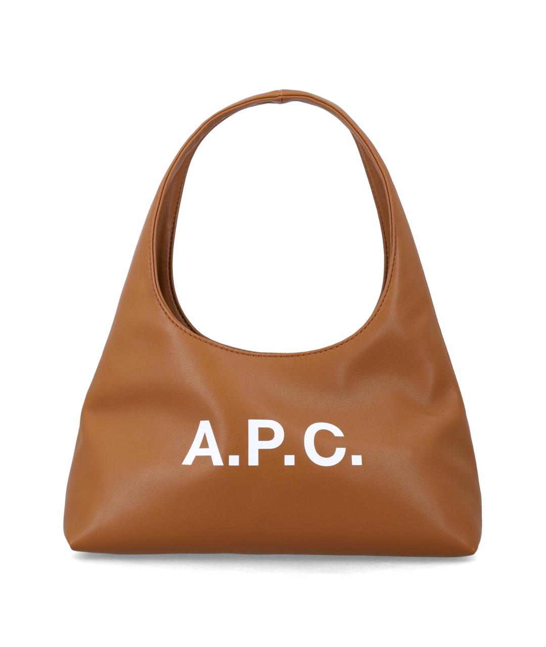 A.P.C. Коричневая сумка через плечо из искусственной кожи, фото 1