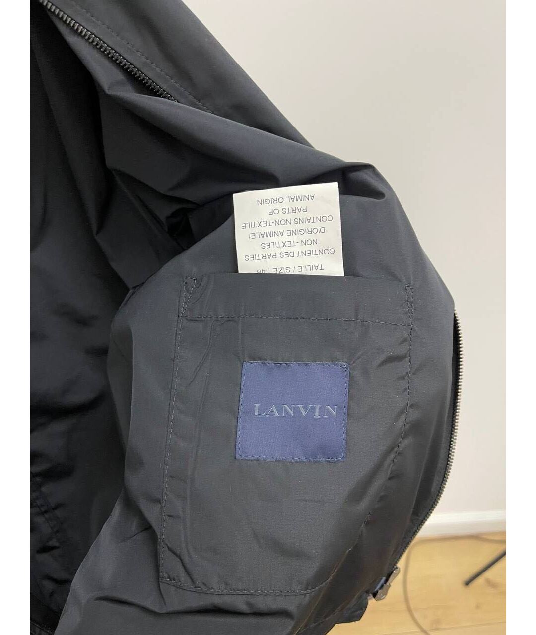 LANVIN Черная куртка, фото 6
