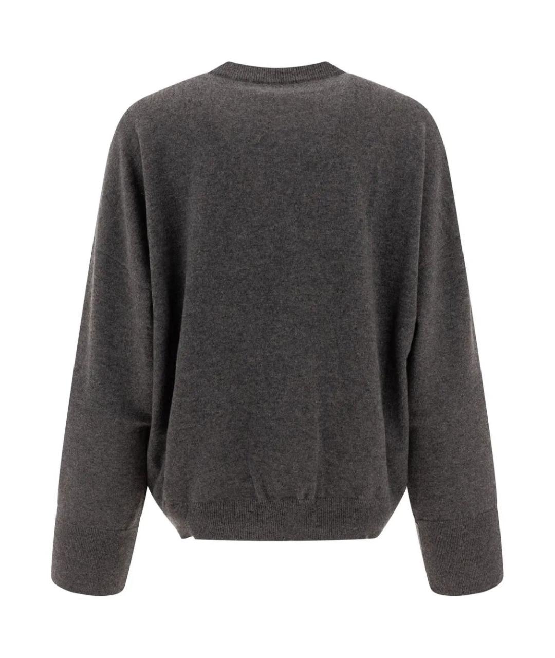 BRUNELLO CUCINELLI Серый кашемировый джемпер / свитер, фото 2