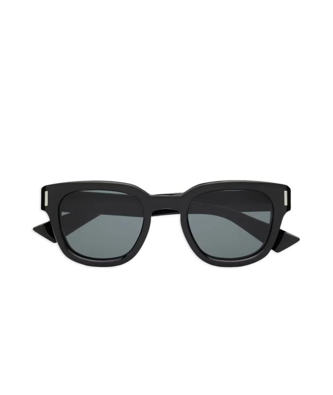 SAINT LAURENT Черные пластиковые солнцезащитные очки, фото 2