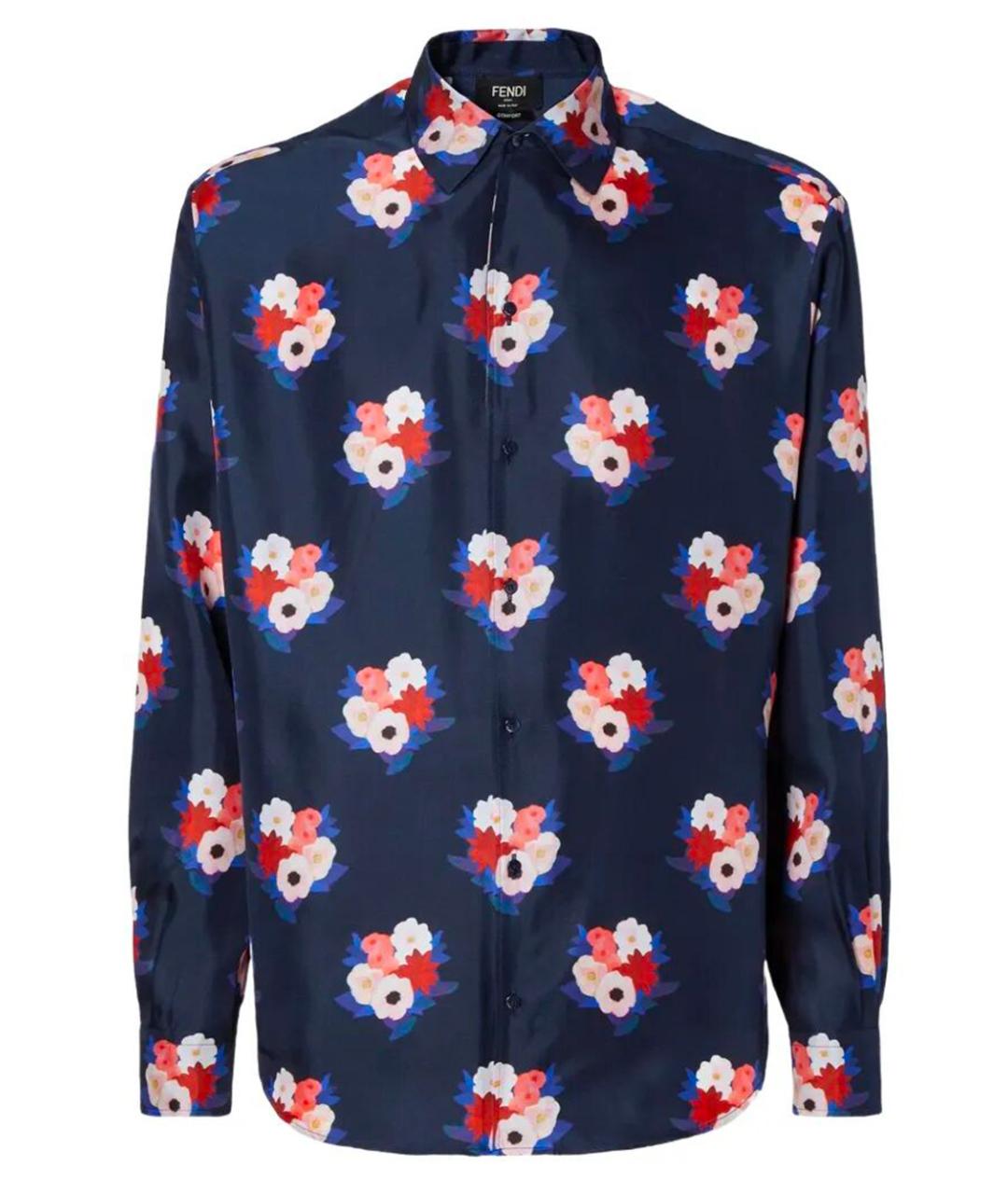 FENDI Шелковая кэжуал рубашка, фото 1