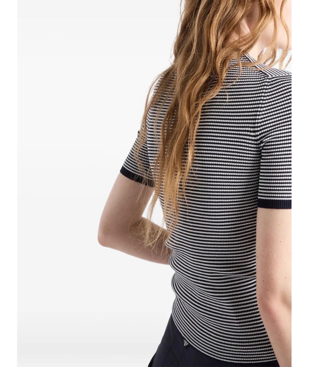 PRADA Мульти шелковая футболка, фото 5