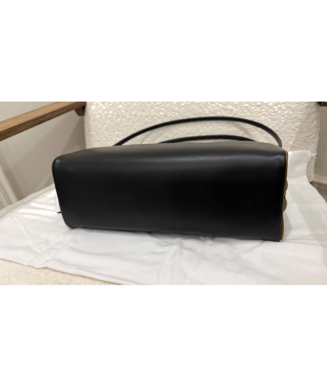 PRADA Черная кожаная сумка через плечо, фото 6