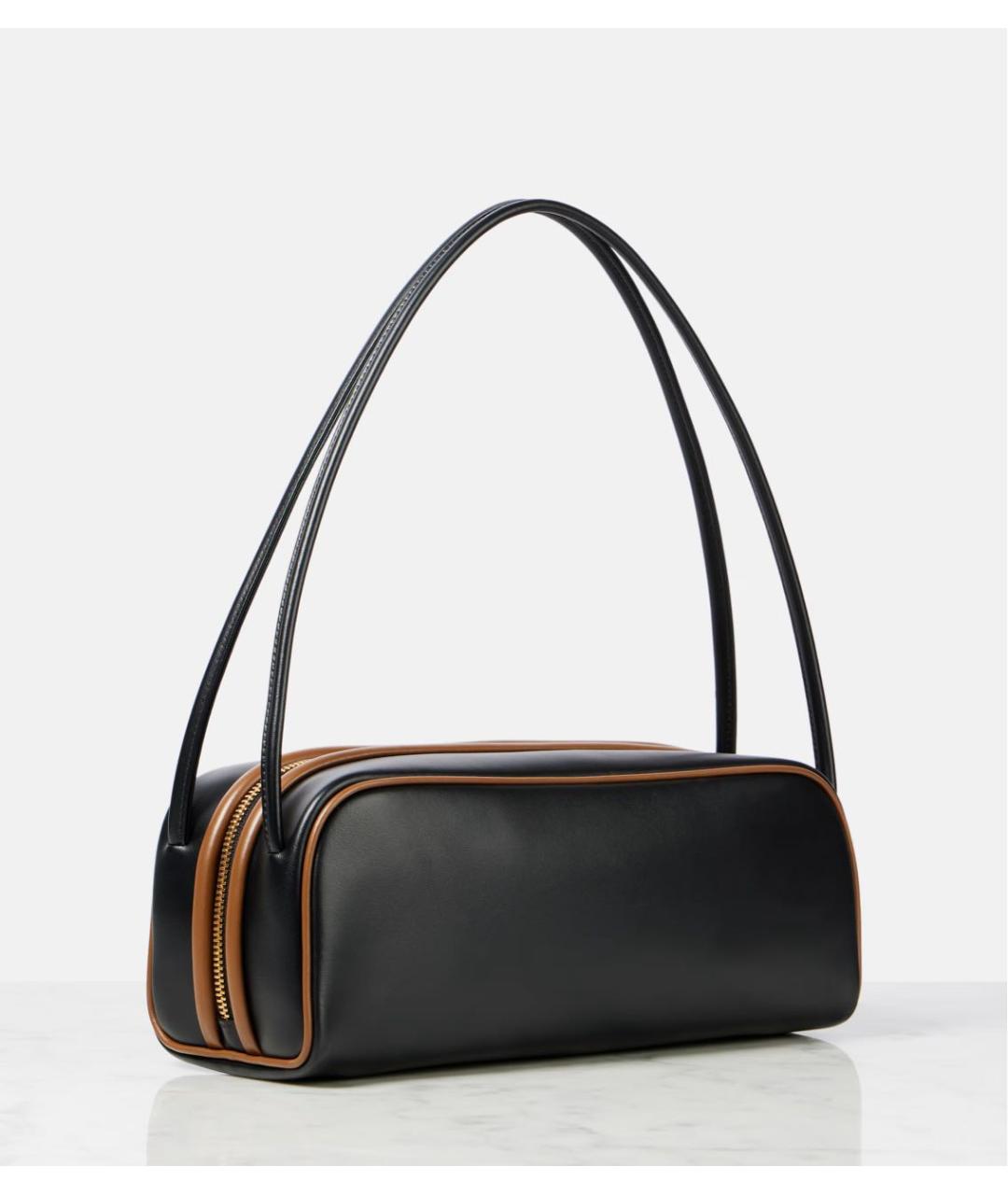 PRADA Черная кожаная сумка через плечо, фото 2