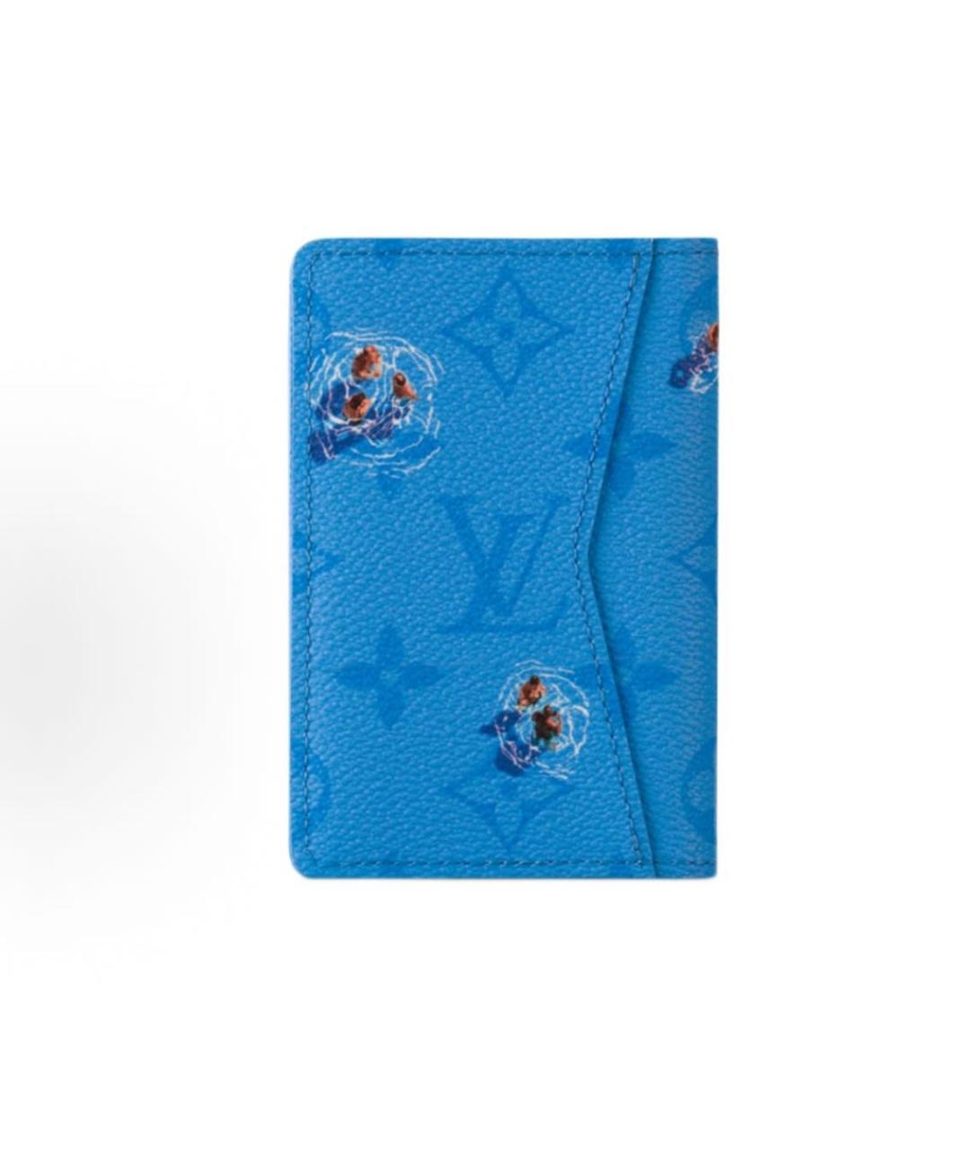 LOUIS VUITTON Синий кардхолдер, фото 3