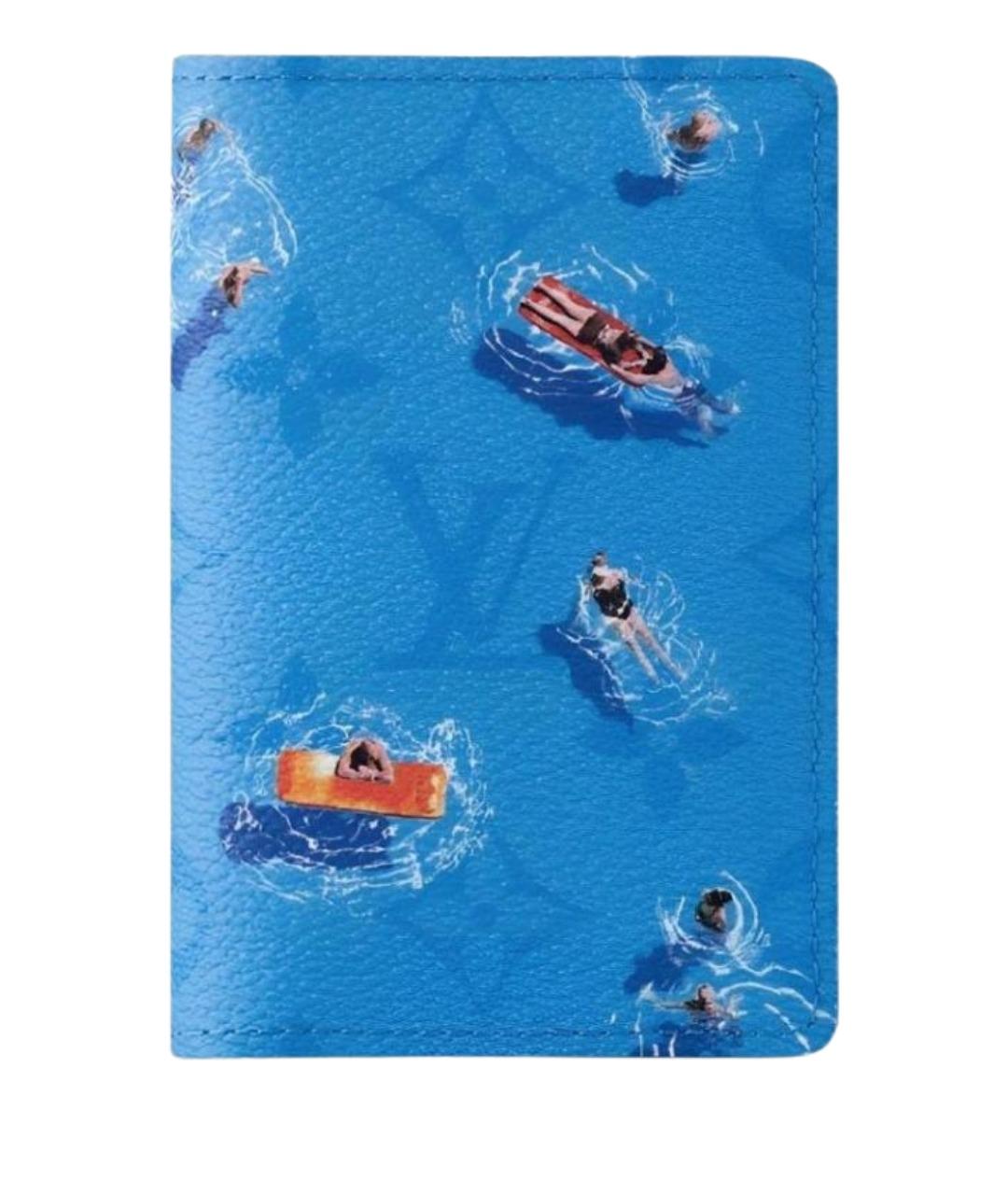 LOUIS VUITTON Синий кардхолдер, фото 1