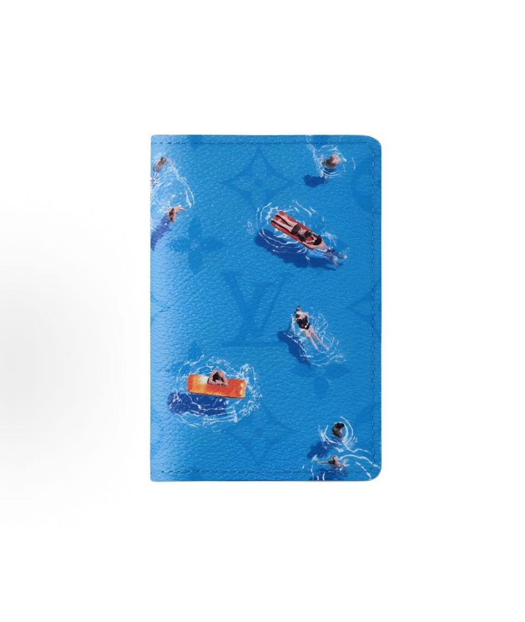 LOUIS VUITTON Синий кардхолдер, фото 5