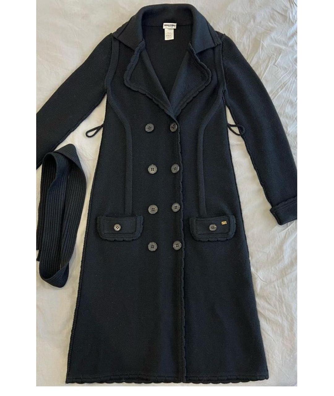 SONIA RYKIEL Черный шерстяной кардиган, фото 3