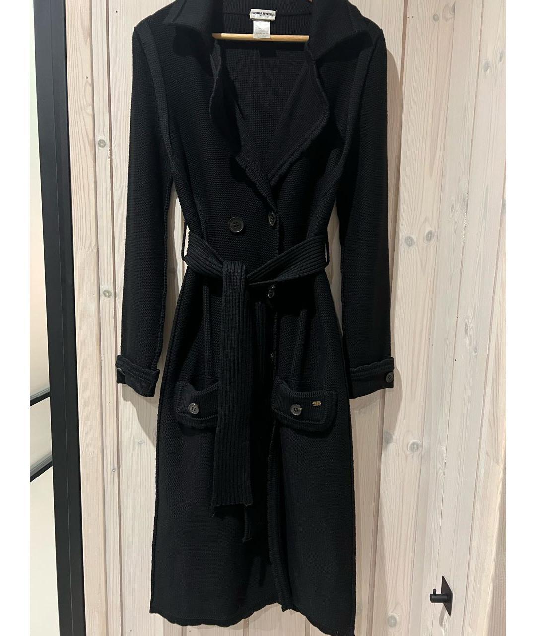 SONIA RYKIEL Черный шерстяной кардиган, фото 7