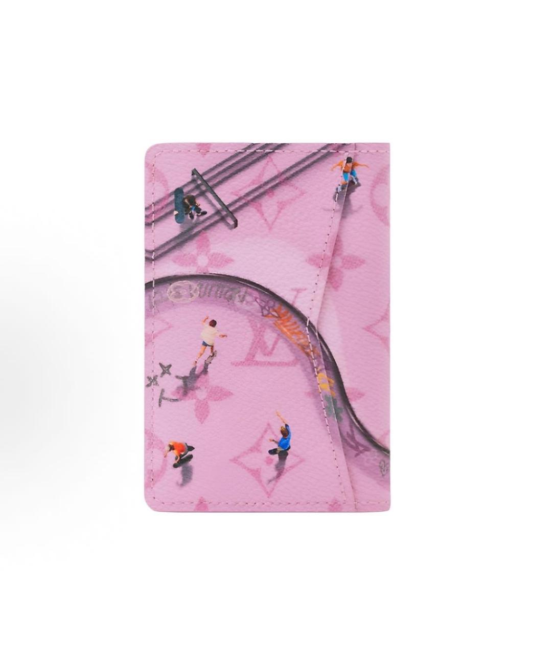 LOUIS VUITTON Розовый кардхолдер, фото 3