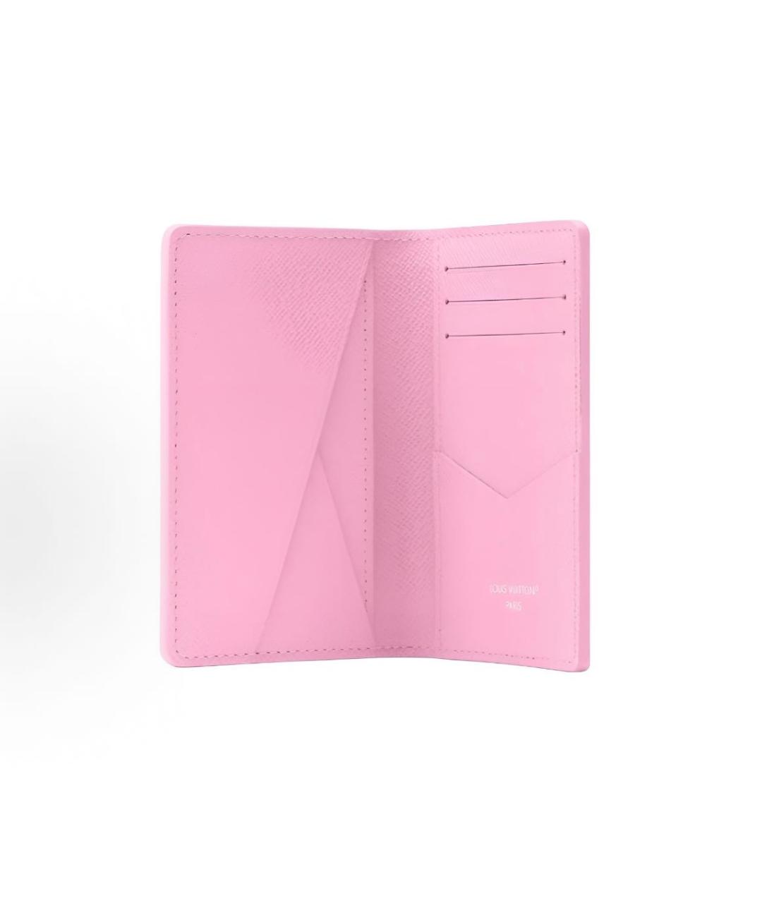 LOUIS VUITTON Розовый кардхолдер, фото 4