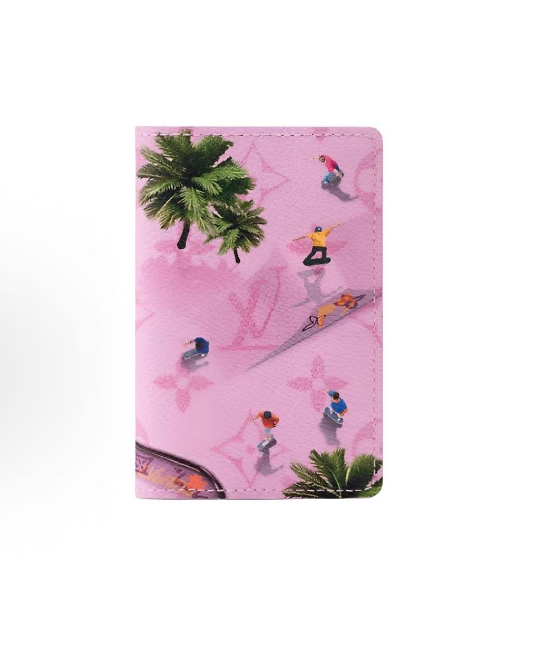 LOUIS VUITTON Розовый кардхолдер, фото 5