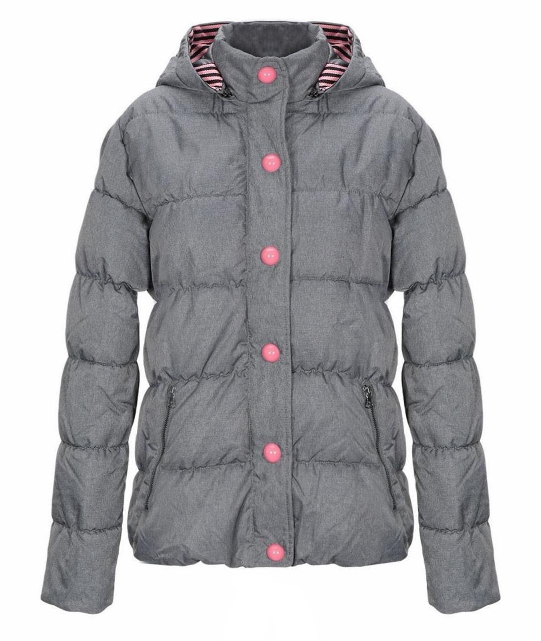 EMPORIO ARMANI Антрацитовая полиэстеровая куртка, фото 10