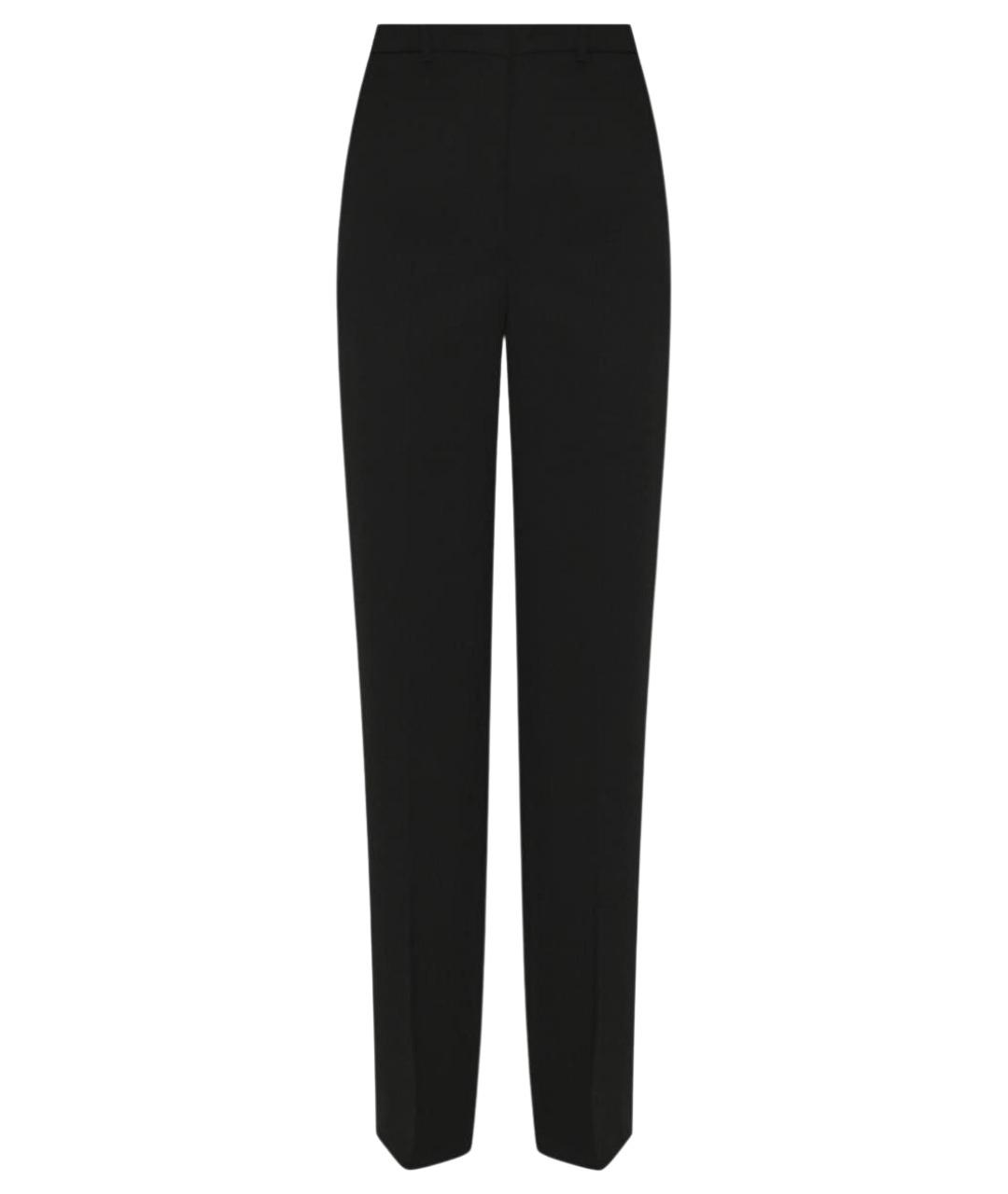MAX MARA Черные прямые брюки, фото 1