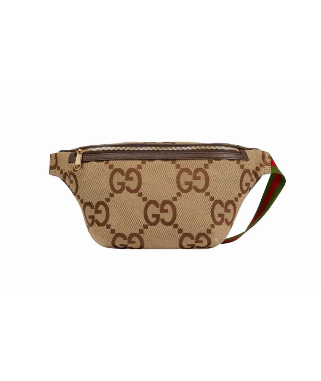 GUCCI Бежевая поясная сумка, фото 6