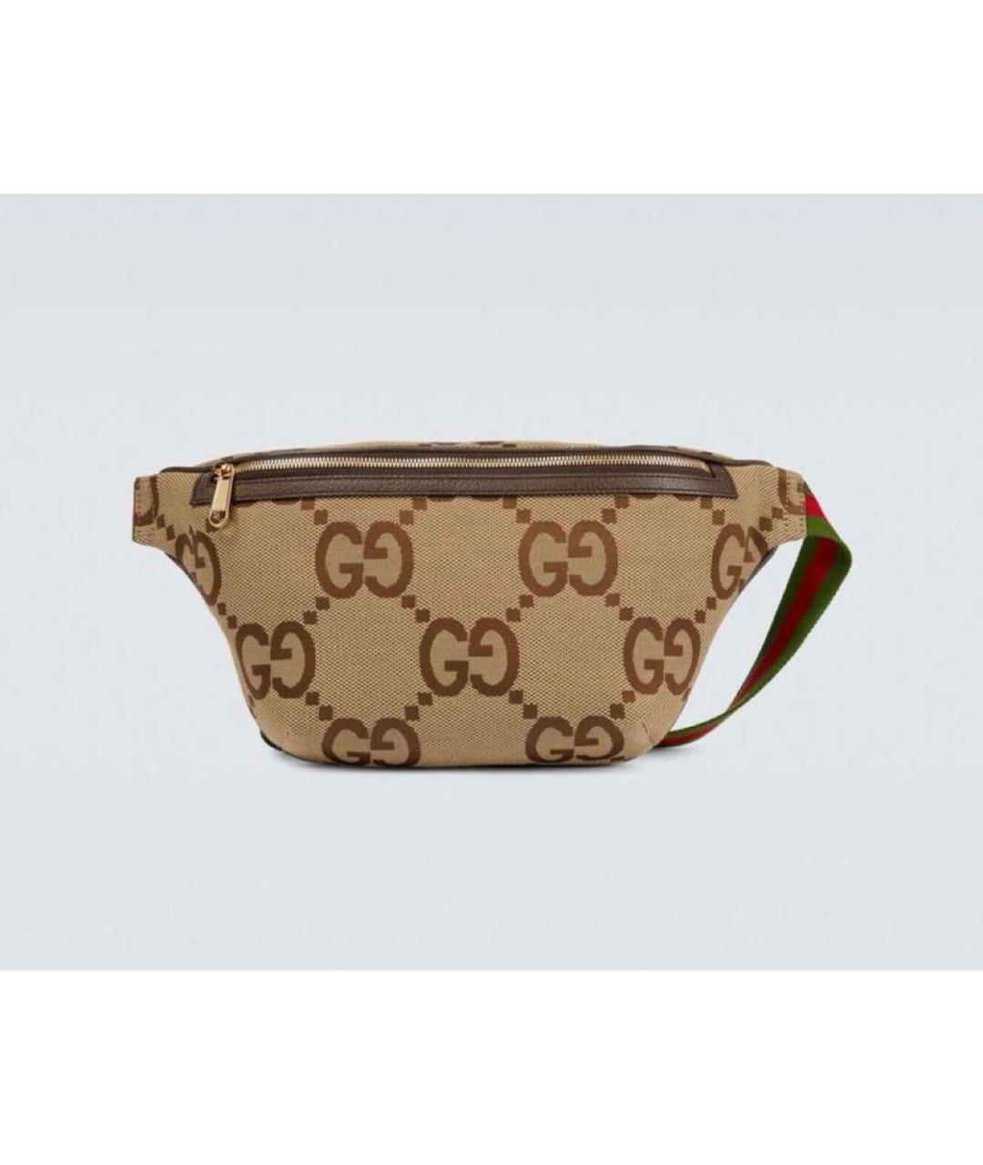 GUCCI Бежевая поясная сумка, фото 3