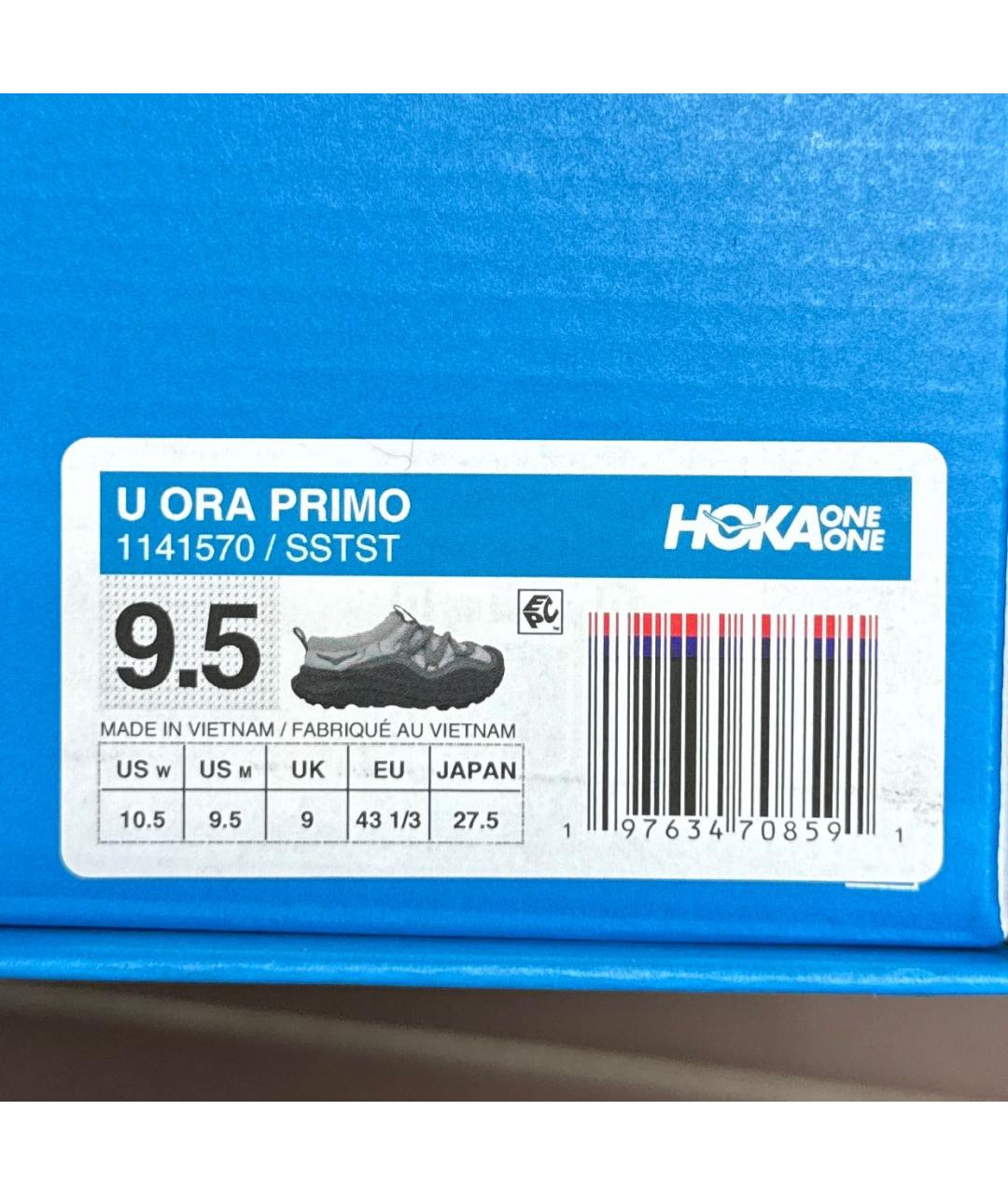 HOKA Серые низкие кроссовки / кеды, фото 7