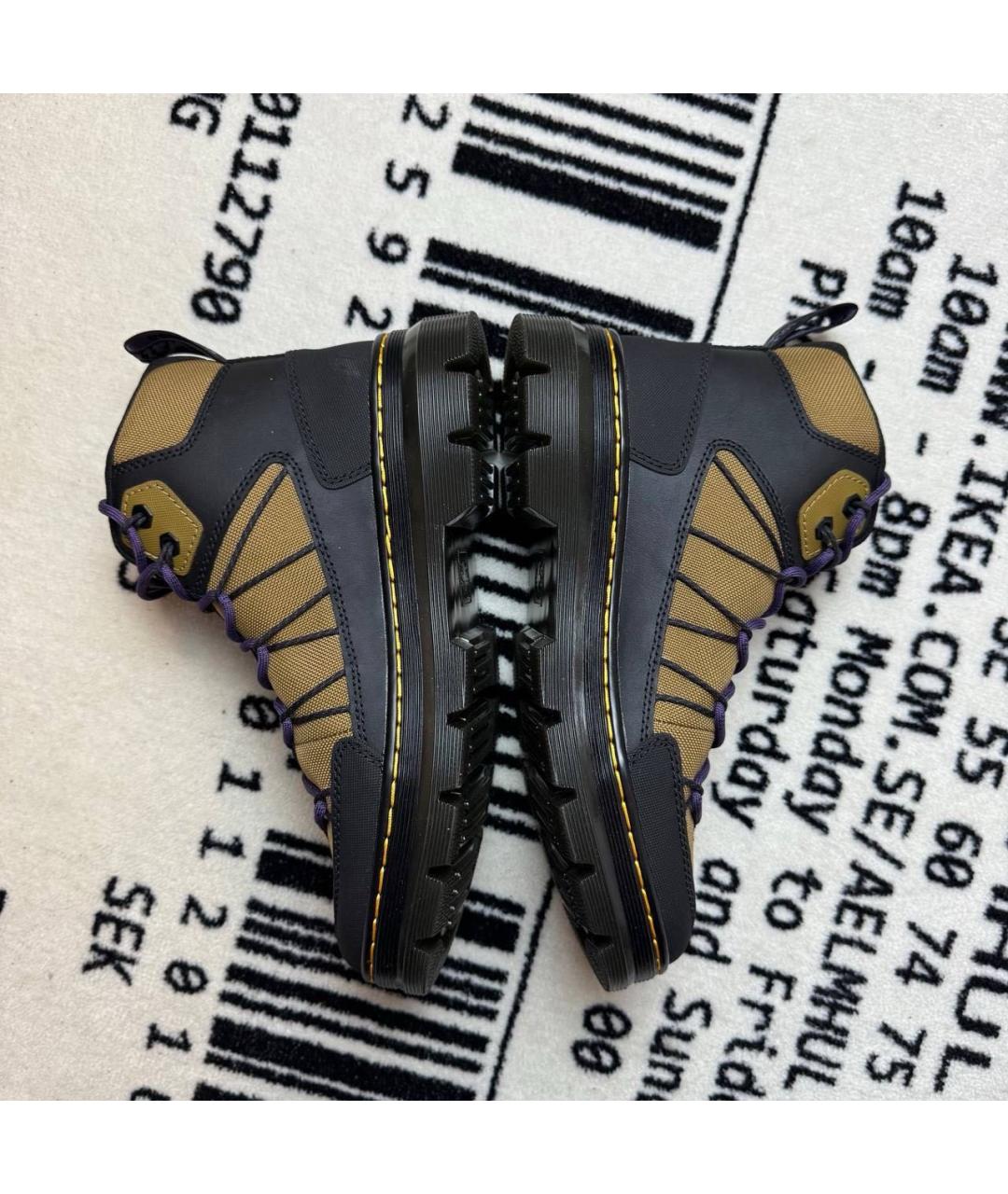 DR. MARTENS Коричневые высокие ботинки, фото 3