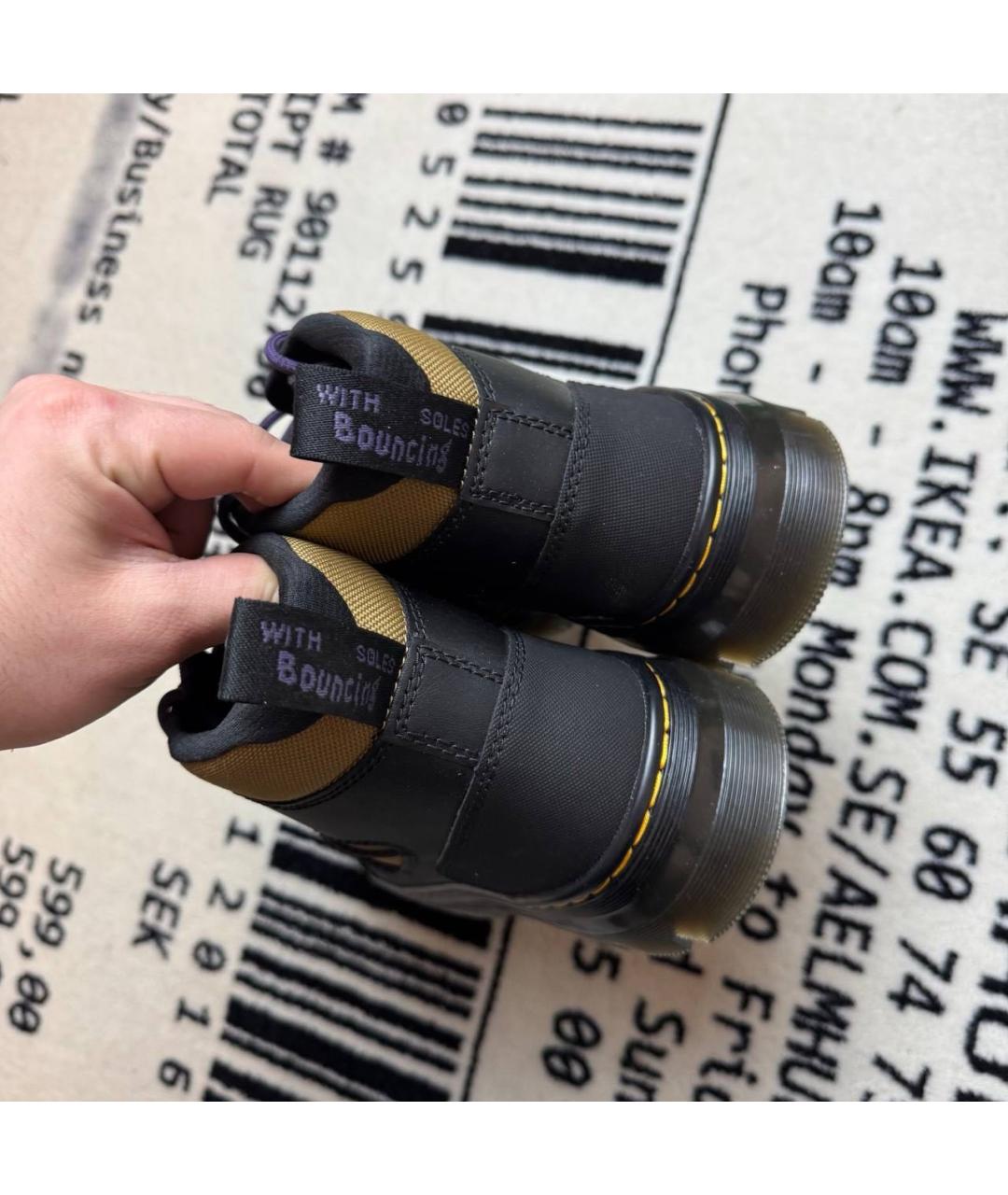 DR. MARTENS Коричневые высокие ботинки, фото 4