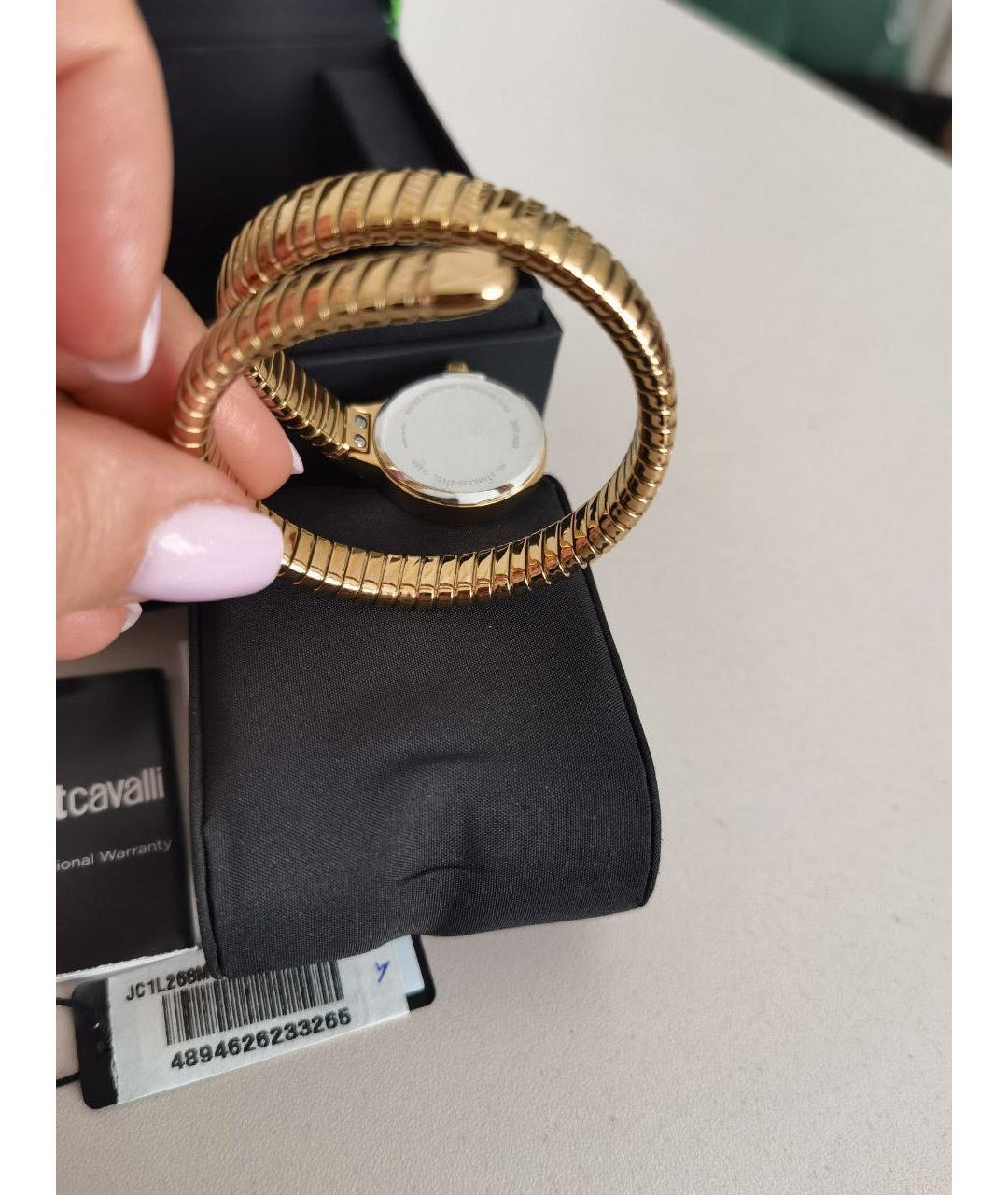 JUST CAVALLI Золотые металлические часы, фото 3
