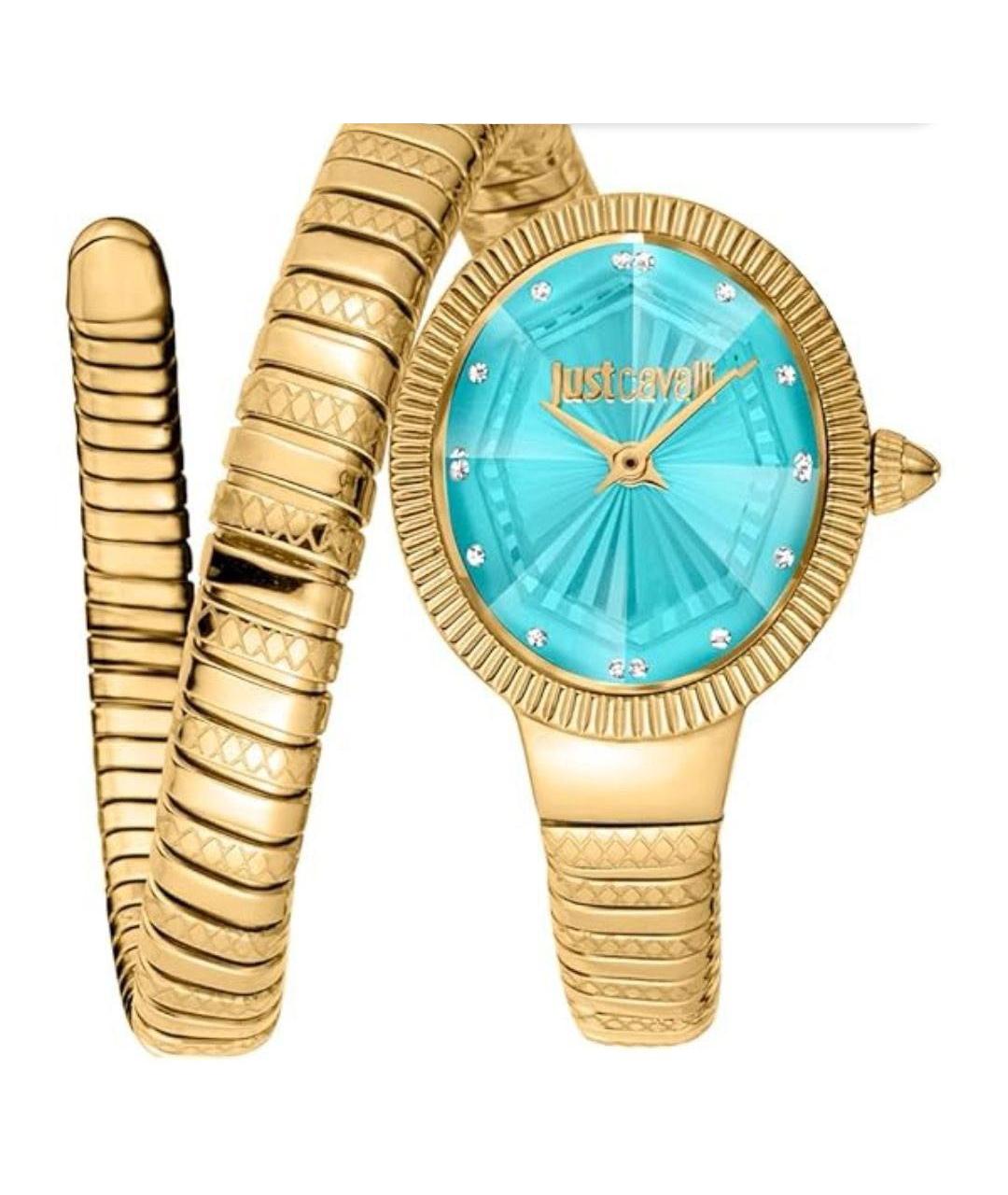JUST CAVALLI Золотые металлические часы, фото 2