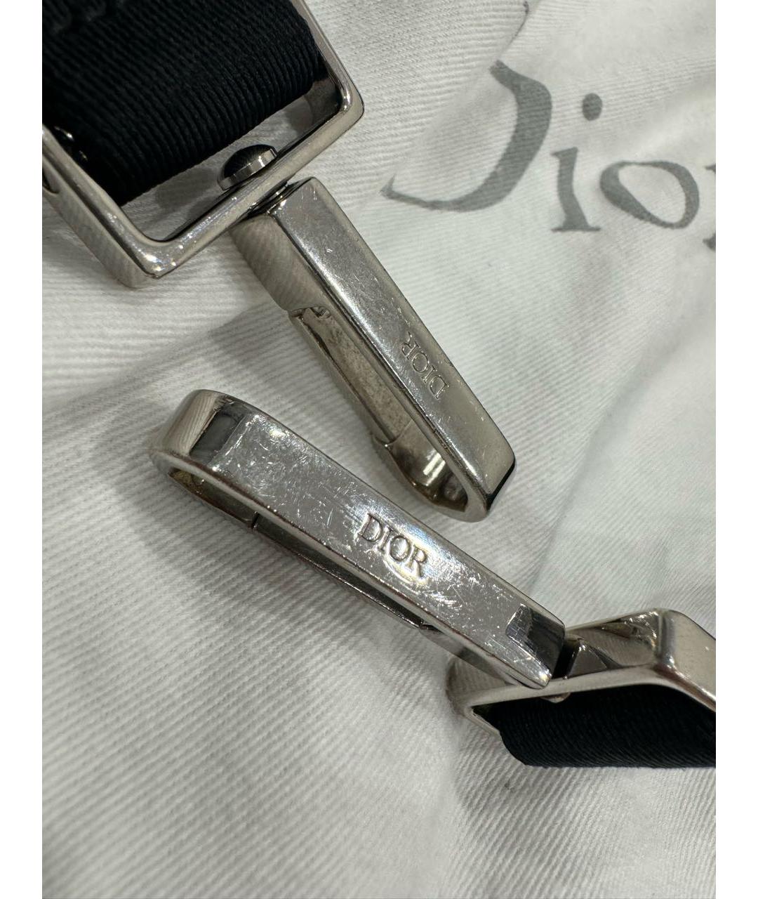 CHRISTIAN DIOR Бежевая жаккардовая сумка на плечо, фото 5