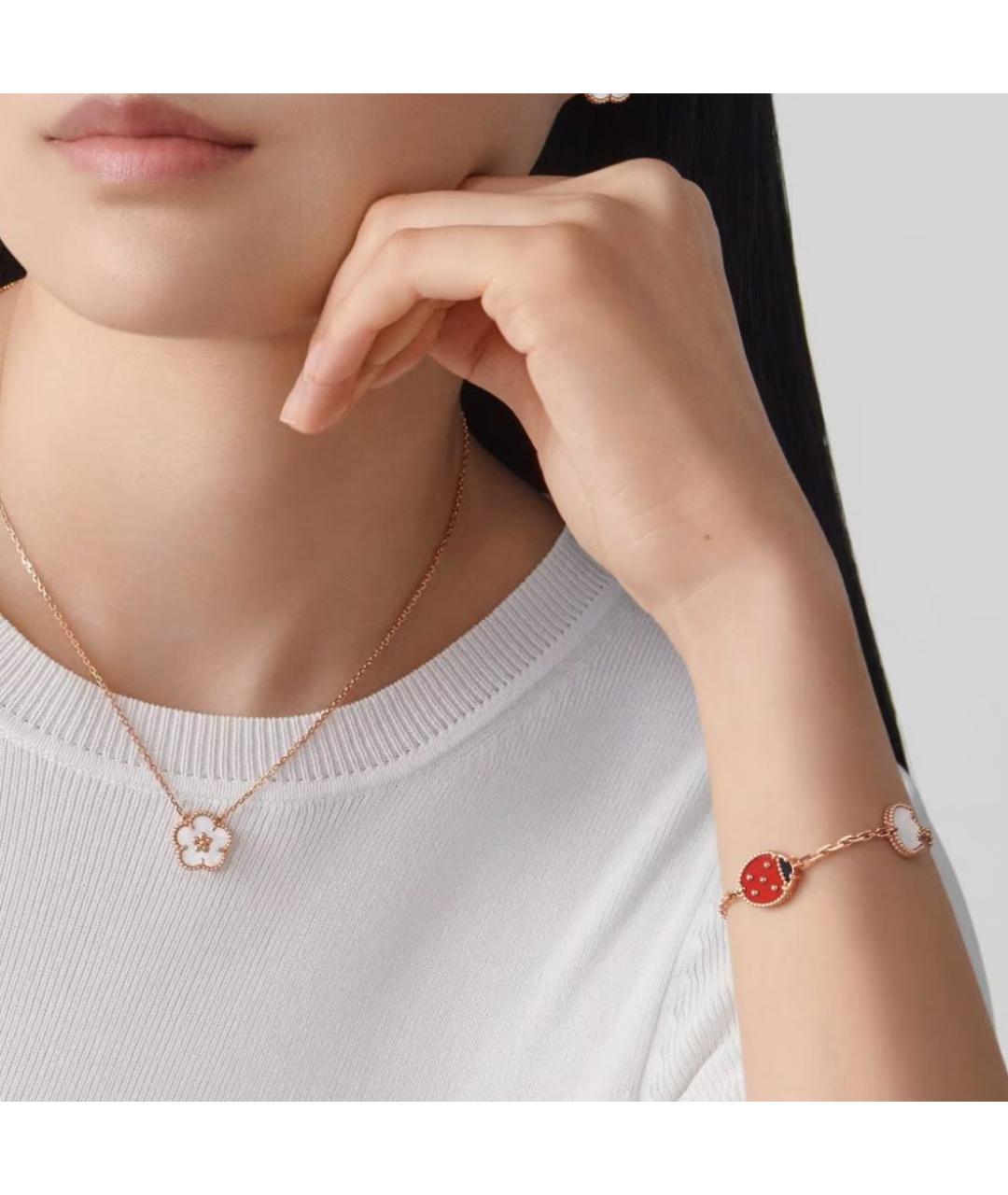 VAN CLEEF & ARPELS Розовое колье из розового золота, фото 3