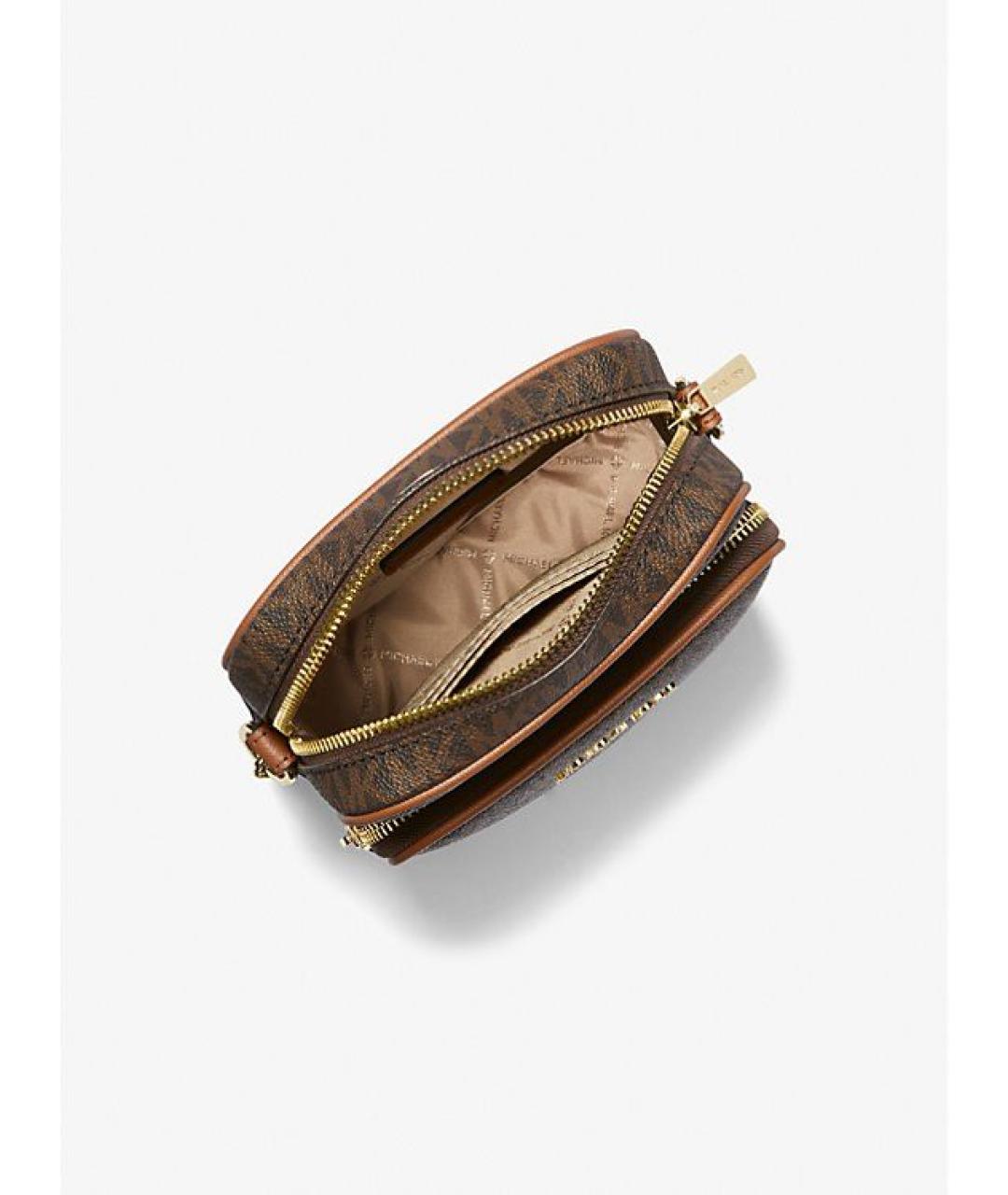 MICHAEL KORS Коричневая сумка через плечо из искусственной кожи, фото 3