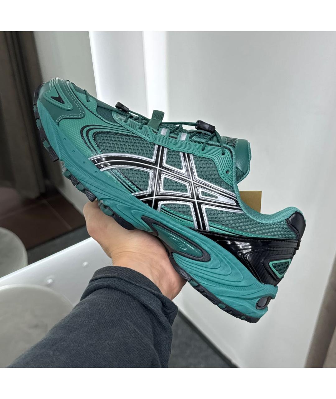 ASICS Зеленые низкие кроссовки / кеды, фото 2