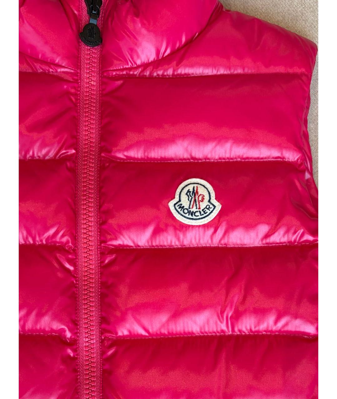 MONCLER Розовый жакет / жилет, фото 4